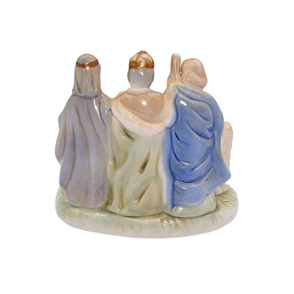 Porcelain Nativity Scene Figurine Holiday Christmas Religious Decor 4x4.5” - Picture 3 of 11